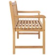 VIDAXL - vidaXL Banc de jardin 114 cm bois de teck solide - vignette