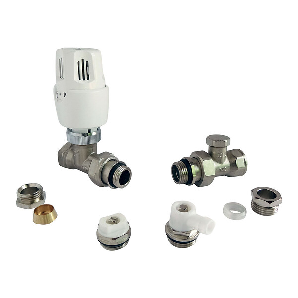 SOMATHERM FOR YOU - Kit radiateur robinet thermostatique droit 15/21 - large