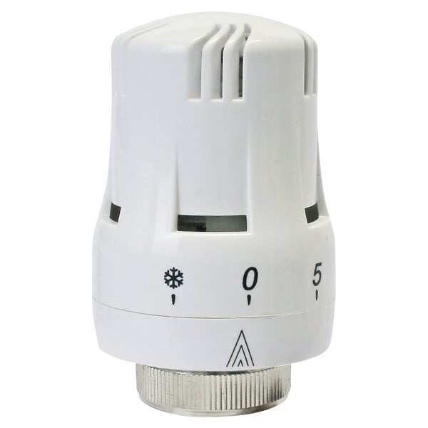 CENTRALE BRICO - Thermostat et récepteur rectangle métal pour radiateur de chauffage central - large