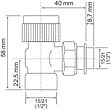 SOMATHERM FOR YOU - Corps thermostatique equerre 15x21 - vignette