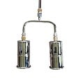 INTEC - Désherbeur thermique Pro 2 Bruleurs Ø 60 mm Turbo Tuyau 5m Allume gaz Chariot INTEC - vignette