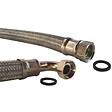 SOMATHERM FOR YOU - Flexible chauffage 1 écrou tournant 3/4" - 1 écrou tournant coudé 3/4" - 1000 mm - vignette
