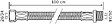 SOMATHERM FOR YOU - Flexible chauffage 1 écrou tournant 1" - 1 raccord Mâle 1" - 1000 mm - vignette