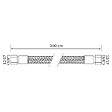 SOMATHERM FOR YOU - Flexible Fuel Galva DN10 1000 mm Femelle 12/17 - vignette