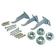 SOMATHERM FOR YOU - Kit fixations radiateur pour aluminium + réductions M26x34 (1") - F15x21 (1/2") - vignette