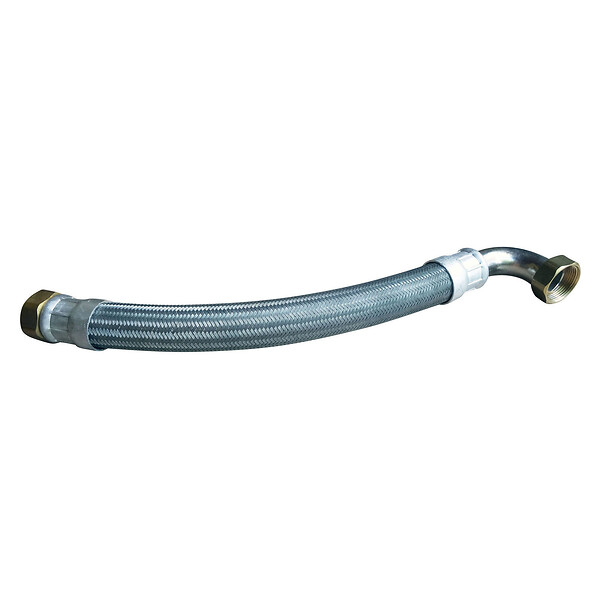 SOMATHERM FOR YOU - Flexible chauffage 1 écrou tournant 1"1/4 - 1 écrou tournant coudé 1"1/4 - 700mm - large