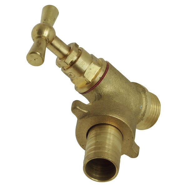 SOMATHERM FOR YOU - Robinet de puisage à potence oblique brut - Mâle 1/2" - Raccord au nez 3/4 - large