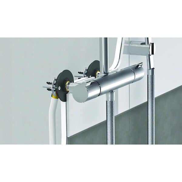 SOMATHERM FOR YOU - Fixation pour robinetterie Bain Douche pour tube Multicouche Ø16 à compression - large