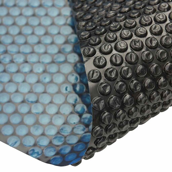 VIDAXL - vidaXL Film solaire de piscine flottant PE 417 cm Noir et bleu - large