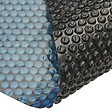 VIDAXL - vidaXL Film solaire de piscine flottant PE 549 cm Noir et bleu - vignette
