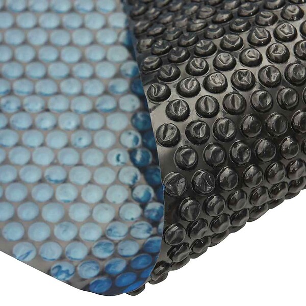 VIDAXL - vidaXL Film solaire de piscine flottant PE 250 cm Noir et bleu - large