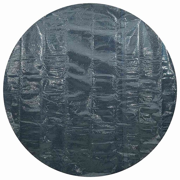 VIDAXL - vidaXL Film solaire de piscine flottant PE 250 cm Noir et bleu - large