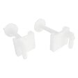 SOMATHERM FOR YOU - Fixation d'abattant WC avec 2 vis à têtes carrées, 2 écrous et 2 plaquettes - vignette