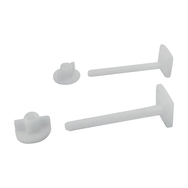 SOMATHERM FOR YOU - Fixation d'abattant WC avec 2 vis à tête carrée et 2 écrous - plast - large