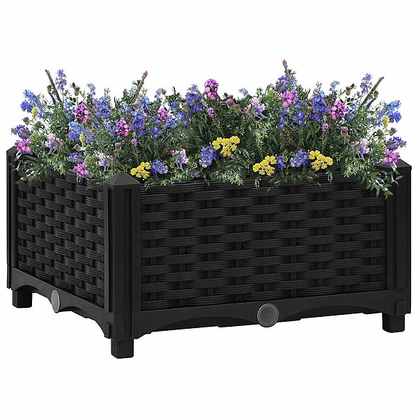 VIDAXL - vidaXL Lit surélevé 40x40x23 cm Polypropylène - large