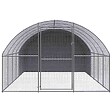 VIDAXL - vidaXL Poulailler d'extérieur 3x6x2 m Acier galvanisé - vignette