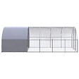 VIDAXL - vidaXL Poulailler d'extérieur 3x6x2 m Acier galvanisé - vignette