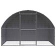 VIDAXL - vidaXL Poulailler d'extérieur 3x2x2 m Acier galvanisé - vignette