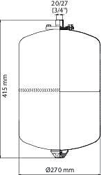 SOMATHERM FOR YOU - Vase expansion sanitaire 18 litres - large