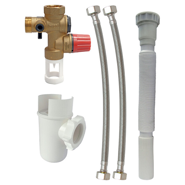SOMATHERM FOR YOU - Kit complet groupe de sécurité inox pour eau agressive - large
