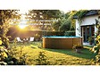 GRE - Kit piscine acier aspect bois Gré Sicilia ronde 4,80 x 1,22 m + Bâche hiver + Bâche à bulles - vignette