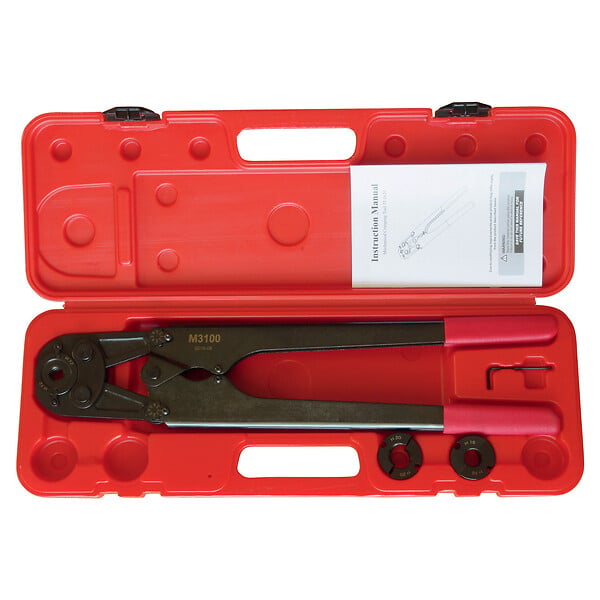 SOMATHERM FOR YOU - Coffret Pince à sertir ECO pour racc PER et Multicouche Profil H - D12 à 20mm - large