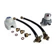SOMATHERM FOR YOU - Ensemble détendeur gaz 1,3 Kg/h + inverseur avec lyres pour 2 bouteilles BUTANE - vignette