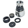 SOMATHERM FOR YOU - Brise-jet flexible finition chromée mono-jet - 8L/min - F22/100 - M24/100 - vignette