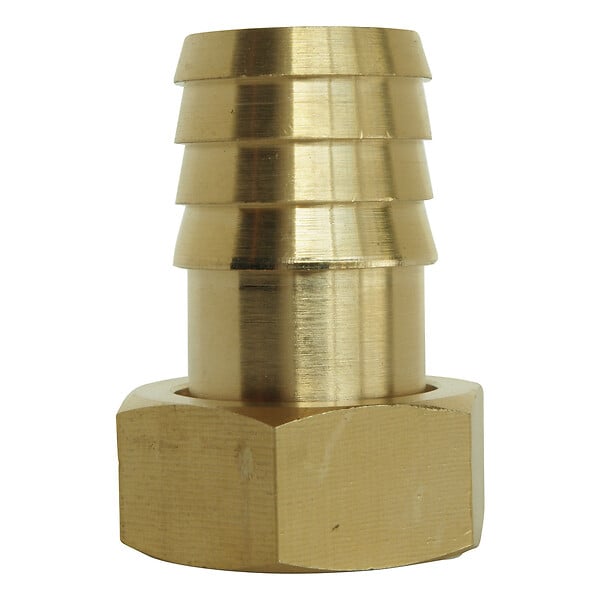 SOMATHERM FOR YOU - Raccord cannelé droit - Ecrou tournant 3/8" pour tuyau d'arrosage Ø12mm - large