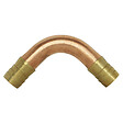 SOMATHERM FOR YOU - Raccord cannelé Coude égal - Pour tuyau d'arrosage Ø39mm - vignette