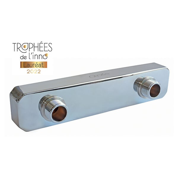 ONDEE - Adaptateur multi-entraxe pour robinetterie murale à entraxe non standard - large
