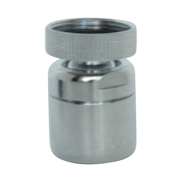 ONDEE - Raccord sanitaire - Rotule avec aérateur débit : 8L/min - F22/100  M24/100 - large