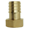 SOMATHERM FOR YOU - Raccord cannelé droit - Ecrou tournant 1/2" pour tuyau d'arrosage Ø15mm - vignette
