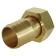 SOMATHERM FOR YOU - Raccord cannelé droit - Ecrou tournant 1/2" pour tuyau d'arrosage Ø15mm - vignette