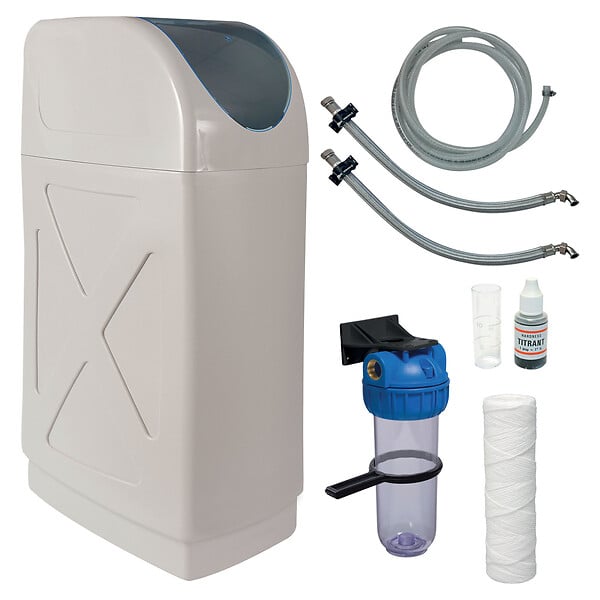 AQUAWATER - Adoucisseur d'eau AQUA EXCELLENCE 10 litres vanne électronique - large