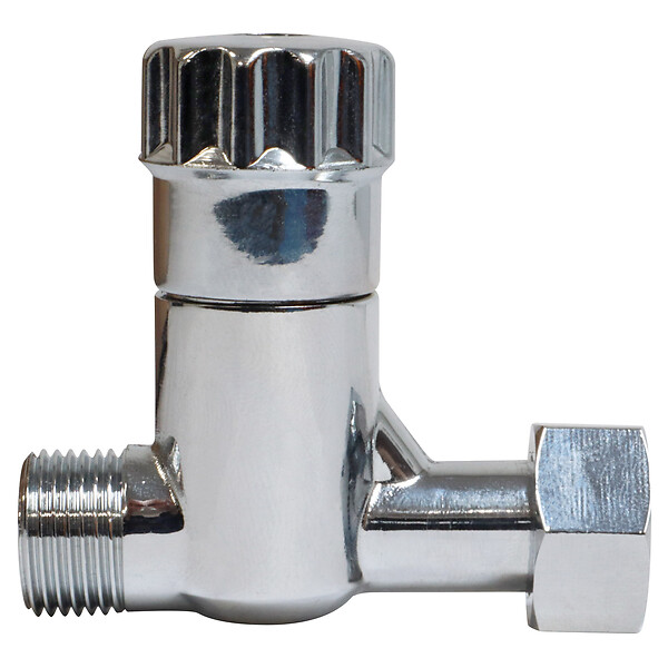 SOMATHERM FOR YOU - Robinet d'arrêt droit anticalcaire pour WC - 3/8" - Laiton chromé - large