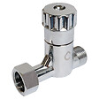SOMATHERM FOR YOU - Robinet d'arrêt droit anticalcaire pour WC - 3/8" - Laiton chromé - vignette