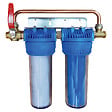 AQUAWATER - Filtre double avec cartouches de filtration anticalcaire anticorrosion 24 mois - vignette