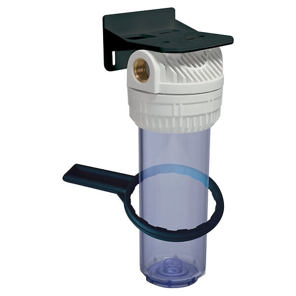 AQUAWATER - Porte filtre simple nu pour cartouche standard 9"3/4 - large