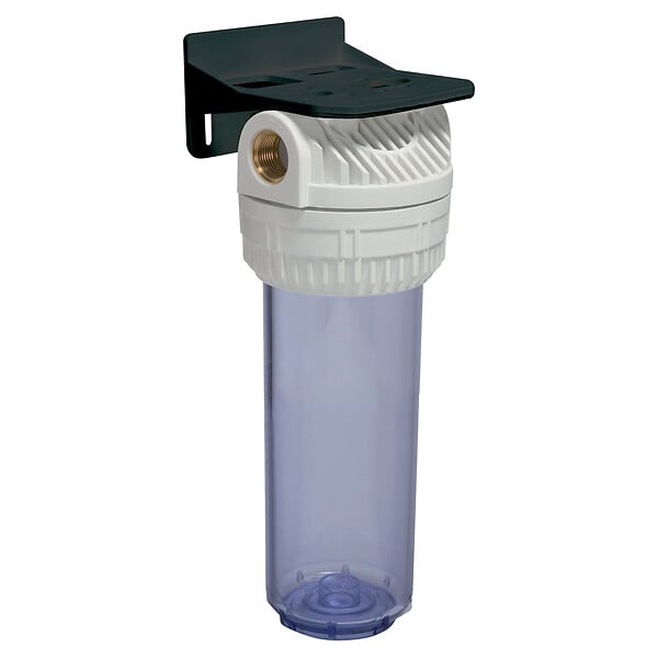 AQUAWATER - Porte filtre simple nu pour cartouche standard 9"3/4 - large