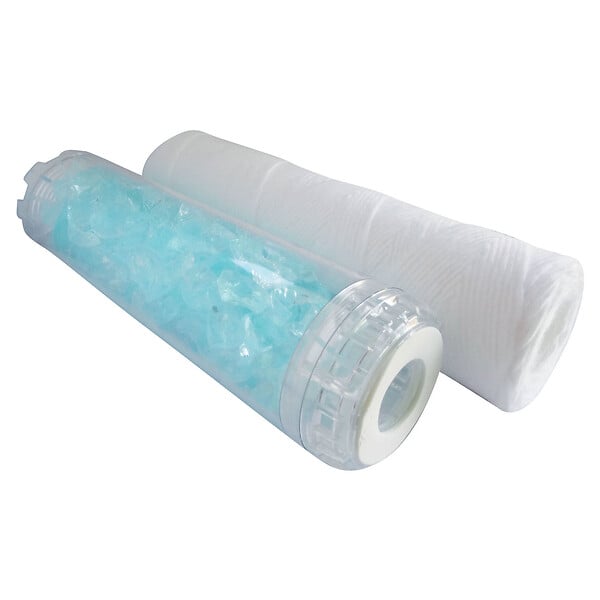 AQUAWATER - Kit Performance - Lot de 2 cartouches (1 filtration + 1 anticalc/corr)-Durée 12m - large