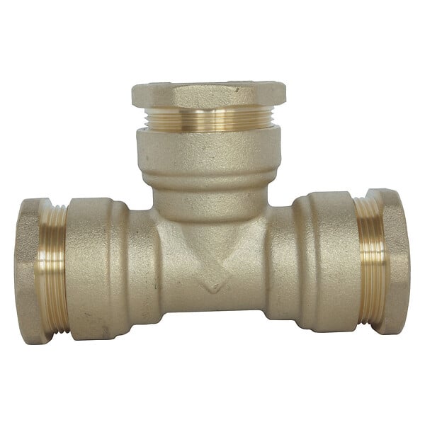 SOMATHERM FOR YOU - Raccord laiton Té égal SUMO pour tube PE Ø20 mm - large