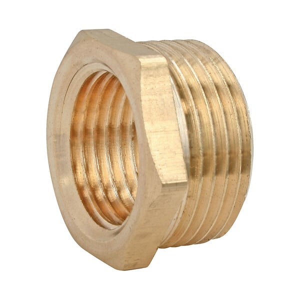 SOMATHERM FOR YOU - Bague réduction laiton 6 pans  Mâle 20/27 - Femelle 12/17 - large