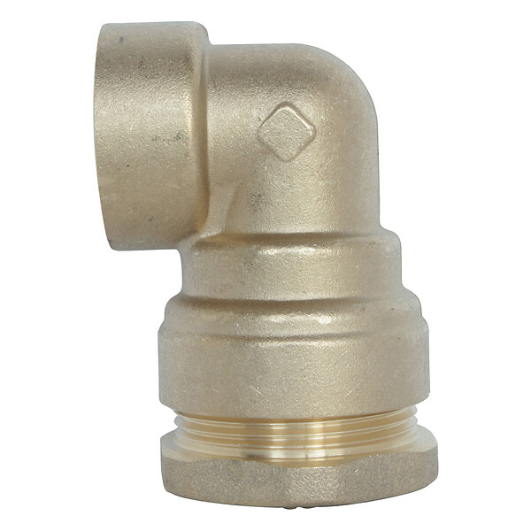 SOMATHERM FOR YOU - Raccord laiton coudé SUMO pour tube PE Ø20 mm - Femelle 1/2 - large