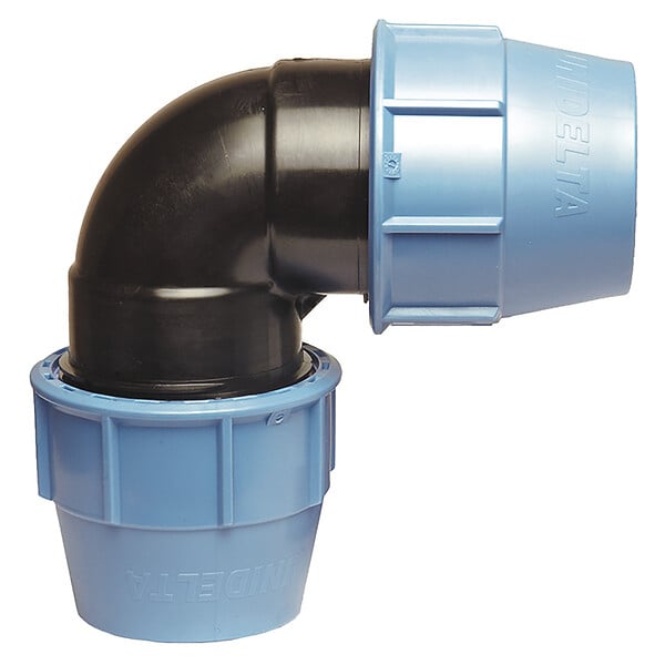 SOMATHERM FOR YOU - Raccord plastique coudé égal pour tube PE Ø32 mm - large