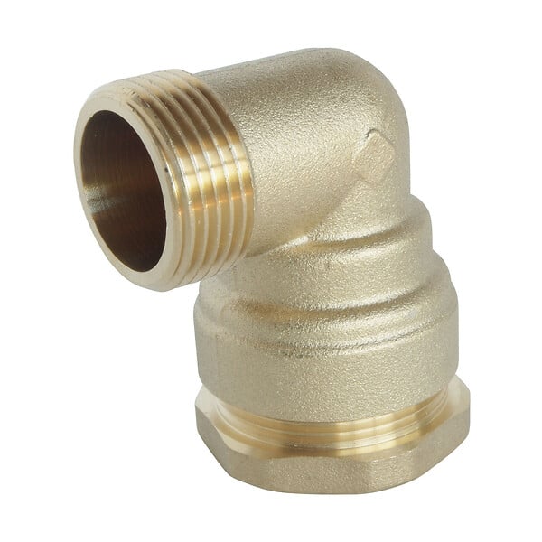 SOMATHERM FOR YOU - Raccord laiton coudé SUMO pour tube PE Ø63 mm - Mâle 2 - large