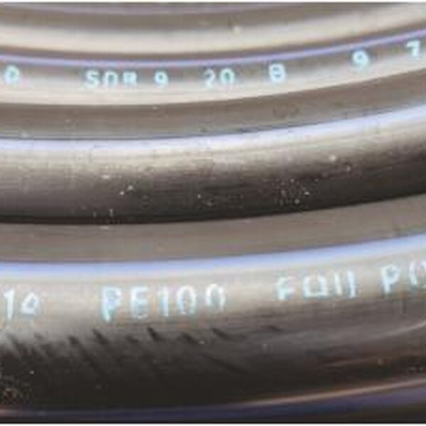 SOMATHERM FOR YOU - Tube polyéthylène NF bandes bleues Ø20 Couronne 50m - large