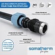 SOMATHERM FOR YOU - Raccord plastique droit pour tube PE Ø25 mm - Mâle 3/4 - vignette