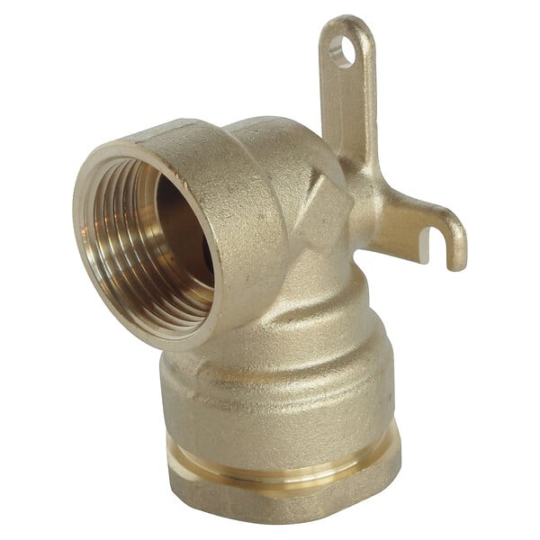 SOMATHERM FOR YOU - Raccord laiton coudé applique murale SUMO pour tube PE Ø25 mm - Femelle 1/2 - large