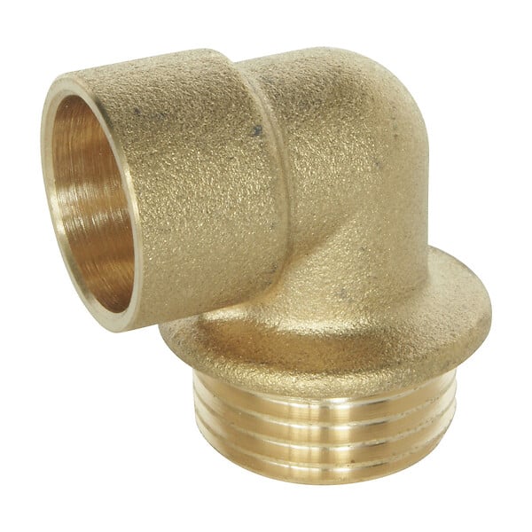 SOMATHERM FOR YOU - Coude laiton à souder - Mâle 15/21 - Pour tube cuivre Ø16 - Sachet 2 pièces - large